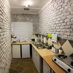 Kombuis in gastekamer